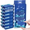 Ywoworld Mini salviettine umidificate da viaggio, dimensioni da viaggio, per adulti, bambini e neonati, inodore, senza alcool, senza parabeni, per matrimoni e viaggi senza casa (confezione da 8)