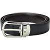 Montblanc Uomo Cinturón Ejecutivo Reversible Cortado A La Medida - Cinturón, 3, Multicolor (Negro/Marrón) Cintura Not Applicable, Multicolore (Negro/Marrón 000), 9 (Taglia Produttore: única)