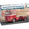 Italeri 3950 1:24 Scania 143M 500 Streamline 4x2 - Modellismo, kit da costruzione, modellismo da pavimento, fai da te, hobby, incollaggio, kit in plastica, fedele ai dettagli, multicolore