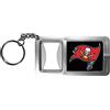 Siskiyou Sports NFL Tampa Bay Buccaneers Split Ringer torcia portachiavi con apribottiglie, grigio/nero