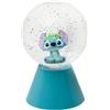 Paladone Disney Lilo & Stitch, palla con glitter a LED, regalo con licenza ufficiale, palla di neve che cambia colore, per bambini, adolescenti, adulti, design compatto
