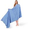 American Soft Linen Asciugamani da bagno grandi Jumbo, 100% cotone, 35 x 70 cm, asciugamani da bagno turco di lusso oversize per bagno, spiaggia e piscina, blu cielo