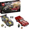 LEGO 76903 Speed Champions Chevrolet Corvette C8.R e 1969 Chevrolet Corvette, 2 Modelli di Macchine Giocattolo, Giochi per Bambini, Idee Regalo