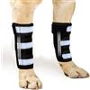 NeoAlly Pair Dog Front Leg Braces with Metal Strips Super Supportive to Stabilize And Support Canine Wrist Carpal Joints, Prevent Leg Injuries Sprains Arthritis (Large X-Large)