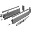 GTV - Modern Box Pro guide per cassetti I L = 550 mm H = 135 mm I antracite I cassetto con chiusura silenziosa I sincronizzazione del percorso delle guide I carico fino a 40 kg I PB-MBPRO-KPL550B