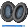 AHG Accessory House Global SoundLink Around-Ear - 2 cuscinetti auricolari di ricambio per cuffie SoundLink AE2, compatibili con cuffie Bose SoundLink Around-Ear 2 (AE2), in pelle proteica di alta qualità, schiuma ad alta