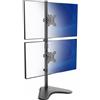 VIVO STAND-V002L - Supporto da scrivania per doppio monitor, supporto autoportante per LCD, supporta 2 schermi ultrawide fino a 34, colore: nero