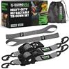 Rhino USA Cinghie a Cricchetto Retrattili (2 Pezzi) 5cm x 3m - 1.360kg