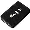 iShoot Piastra a sgancio rapido per fotocamera QS-60 con vite da 1/4, compatibile con testa a sfera treppiede Arca-Swiss Fit, nera