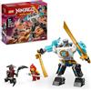 LEGO NINJAGO Mech da Battaglia di Zane - Figura Giocattolo Ninja Snodabile con 3 Minifigure con Armatura, Spade e Accessori, Giochi per Bambini e Bambine da 6 Anni da La Rivolta dei Draghi 71827