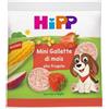 Hipp Mini gallette di mais alla fragola -Snack per bambini 3+ anni, 23 g