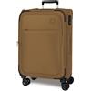 Movom Atlanta Medium Champagne Valigia 42x66x25 cm Soft Chiusura TSA 59L 3.3 kg 4 Doppie Ruote