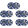 QUARKZMAN 5 Set Bottoni Automatici a Pressione 19mm Bottoni a Pressione da Cucire Metallo Accessori per Chiusura Borse Vestiti Jeans Cucito Artigianale, Blu Navy