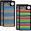 heavenlife 1200 Pezzi Segnapagina Adesivi, Schede Indice Appiccicose, 25x28mm Linguette Adesive Segnapagina, Scrivibili Blocchetti Memo Adesivi per Leggere, Prendere Appunti (B)