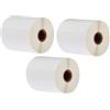 LEYF Etichetta autoadesive di spedizione 100mm x 150mm - anima da 3 pollice - 3 rotolo etichetta confezione x 370 pezzi per rotolo =1110 etichette - DHL-UPS-DPD,compatibile con Zebra