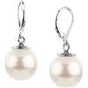 Nenalina - Orecchini da donna in argento realizzati a mano con perle da 14 mm e superficie lucida, 722154 - 046