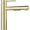BLANCO ALTA-S II | acciaio inox satinato oro | alta pressione | con tubo estraibile | antiriflusso | cartuccia ceramica | qualità sicura dell'acqua e risparmio d'acqua