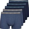Nur Die Nur Der Boxer Organic Cotton 5er Pack Pantaloncino, Schwarz, M Uomo