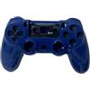 OUTLETISSIMO® Kit Scocca Completa di Ricambio con Tasti e Analogici per Controller PS4 - Blu
