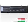 KXRSII 69KF2 Batteria per Dell XPS 15 9500 9510 9520 G15 5510 G15 5511 5520 G7 7500 Precision 5550 5560 5570 Inspiron 7510 7610 7620 7630 per AlienWare M15 R3 M15 R4 M17 R3 R4 M15 R5 R6 R7 M16 R1