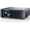 iWIMIUS Proiettore 4K [Compatibile con Netflix]1000ANSI Auto Focus/Keystone Proiettore 4k smart tv, WiFi6 Two-way Bluetooth5.3 Videoproiettore Portatile 1080p nativo con HDMI ARC/CEC Home Cinema/Esterno Nero