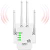 Ferquospio Ripetitore WiFi, Amplificatore WiFi, Copertura di 300 m², 3 Modalità (ripetitore/router/AP), Installazione in 1 Minuto, Compatibile con Tutti i Couter, Copertura per Casa/Giardino