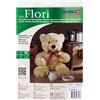 Glorex 0 4509-1 - Animale di Peluche Teddy Flori, Alto Circa 26 cm, in Peluche di Alta qualità, Solo da riempire, con Certificato di Nascita