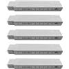 BDHYYM 5 Pezzi Metro Pieghevole 1M in Plastica, Righello Pieghevole, Extra Infrangibile, Bianco per Fai da Te, Casa, Hobby e Officina