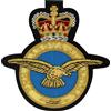 Reale Air Force Raf Ricamato Giacca Distintivo