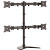 StarTech.com Quad monitor mount, fits 4x 27" VESA screens, adjustable black steel, new in box