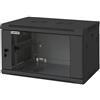 Intellinet Armadio Rack 19'' a muro 6 unità sezione unica prof. 600mm Nero