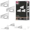 Paulmann 92126 LED sottomobili Triassico con sensore di prossimità kit da 3.4000 K 2.7W 135x132 mm 185lm Acciaio spazzolato apparecchio sporgente per mobili