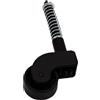 WEDO SuperStep - Sgabello a rotelle di ricambio, in plastica, con molla e anello di fissaggio, 3 cm, colore: Nero
