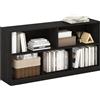 Furinno DALY Libreria A 5 Cubi, Libreria Orizzontale Portaoggetti A Cubi, Per Soggiorno, Camera Da Letto, Ufficio Domestico, Espresso