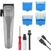 GAMMA+ Clipper Professionale Gamma+ G+300 | Tagliacapelli Uomo con Motore Rotativo DC 7000 Rpm Alta Potenza | Oltre 2 ore di Autonomia senza Fili | 4 Pettini | Ricarica USB-C