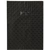 Calligraphe 72217C Copertina a grana grossa a losanghe Nero - A4 21x29,7 cm - 18/100 con Portaetichetta - PVC Opaco
