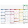 BRUNNEN Calendario da tavola DATAline 2026 | A4 orizzontale