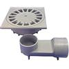 tecnoagua hidrotecnoagua Pilette di pavimento - Skimmer vert-hz. t-88vh 360 ° 15 x 15 diametro 50