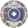 Bosch Professional 1x Disco Diamantato Standard for Stone, per Calcestruzzo, Pietra, Granito, Ø 180 x 22,23 x 2 x 10 mm, Accessori per Smeriglatrici Angolari