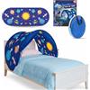 BEST DIRECT STARLYF Tenda da Gioco Sleepfun Tent, Tenda da letto per bambini, tenda da sogno pieghevole, Tenda Pop Up Struttura Decorativa per Letto dei Bambini, Luce Notturna per Cameretta
