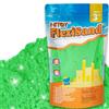 NiToy FlexiSand - Sabbia da gioco da 1 kg, non si asciuga mai, per bambini dai 3 anni in su, ricarica per giocattoli sensoriali, ideale per modellare, spremere e modellare (verde)