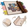 Becko US Tavola puzzle pieghevole e inclinabile da 2000 pezzi, con 6 cassetti e copertura, tavolo puzzle leggero e portatile con supporto integrato per la regolazione dell'angolo, per puzzle da 2000,