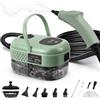 TLPEMN Pulitore a Vapore,2500W Pulizia a Vapore Portatile con 11 Accessori di Spazzole 1100 ML di Serbatoio Dell'acqua, Vaporetto Portatile di Mobili Lmbottiti per Mobili da Cucina, Bagno, Auto,Divano