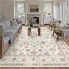 PureCozy Tappeto Salotto 300x400cm Camera da Letto Lavabile in Lavatrice Grandi Tappeti Sala Soggiorno Ufficio Moderno Floreale Carpet Pelo Corto Antiscivolo Rug,Multicolore