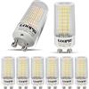 Goopig Lampadine LED Mais GU10 3,5W Bianco Freddo 6000K, Equivalenti a 50W Lampada Alogena, 385 Lumen, Cilindrica Trasparente T22, Senza Sfarfallio, Non Dimmerabile, Angolo Del Fascio 360°, 6 Pezzi
