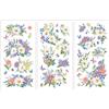 Joeyan 3 pezzi Adesivi a Fiori per Mobili e Artigianato, Margherite Trasferibili a Decalcomania, DIY Transfer Decorativi per Madia Cucina Lavabile, Stickers per Legno Ceramica Vetro e Plastica,15x30cm