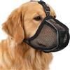 AUAUY Museruola per Cane, Riflettente Regolabile, Materiale a Rete, Nero-XL | Impedisce di Mangiare e Leccare, Museruolas Anti-Morso, Anti-Abbaio, per Diverse, Razze, Canine