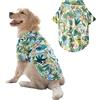 BT Bear Camicia hawaiana per cani, abbigliamento estivo per cani, traspirante, in cotone, 3XL-8XL, per cani di taglia media e grande (7XL, bianco)