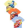 Disney Cars T-Shirt per Bambini, Abbigliamento Lightning McQueen per Bambini, Multicolore 6-7 Anni