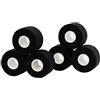 Vendari Nastro adesivo sportivo Tape 3,8 cm x 10 m. Confezione da 6 pezzi. Tape ideale per sport, riabilitazione e fitness. Marca Vendari. (Nero)